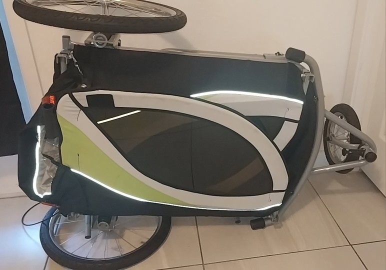 Free 2 Seat Child Bicycle Trailer & Stroller-Free