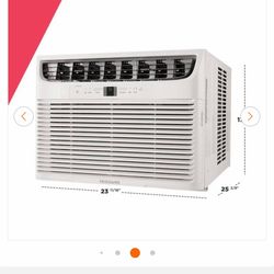 Frigidaire 15,100 BTU 115V Window Air Conditioner Cools 850 Sq. Ft. with Temperature Sensing Remote Control in White