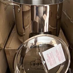 Olla Grande 25qt Clásica Con Su Parrilla Nueva Princes House 