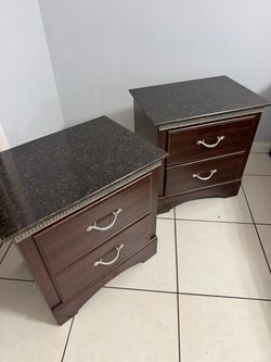 Matching 3-Drawer Nightstands – Set of 2