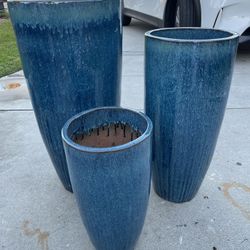 Large Round Pots-Planters $345 set of 3