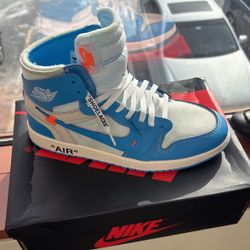 Air Jordan 1  X Off White NRG  Size 12