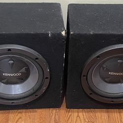 2 10” Kenwood Subwoofers Box