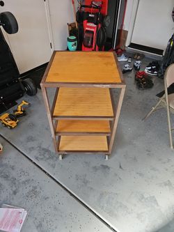 Cart With Shelves