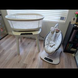 Baby bassinet and swing