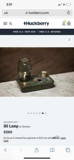 Houseplant Oil Lamp