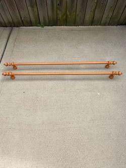 Curtain Rods - wood