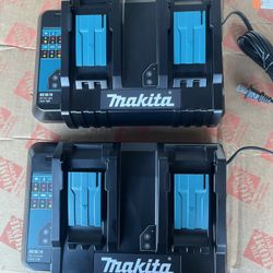 Cargador Makita Doble $100 Cada Uno 