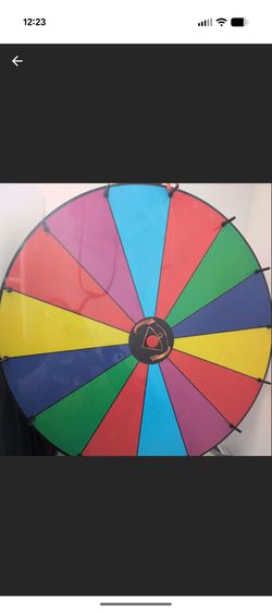 Multicolor Prize Spin Wheel