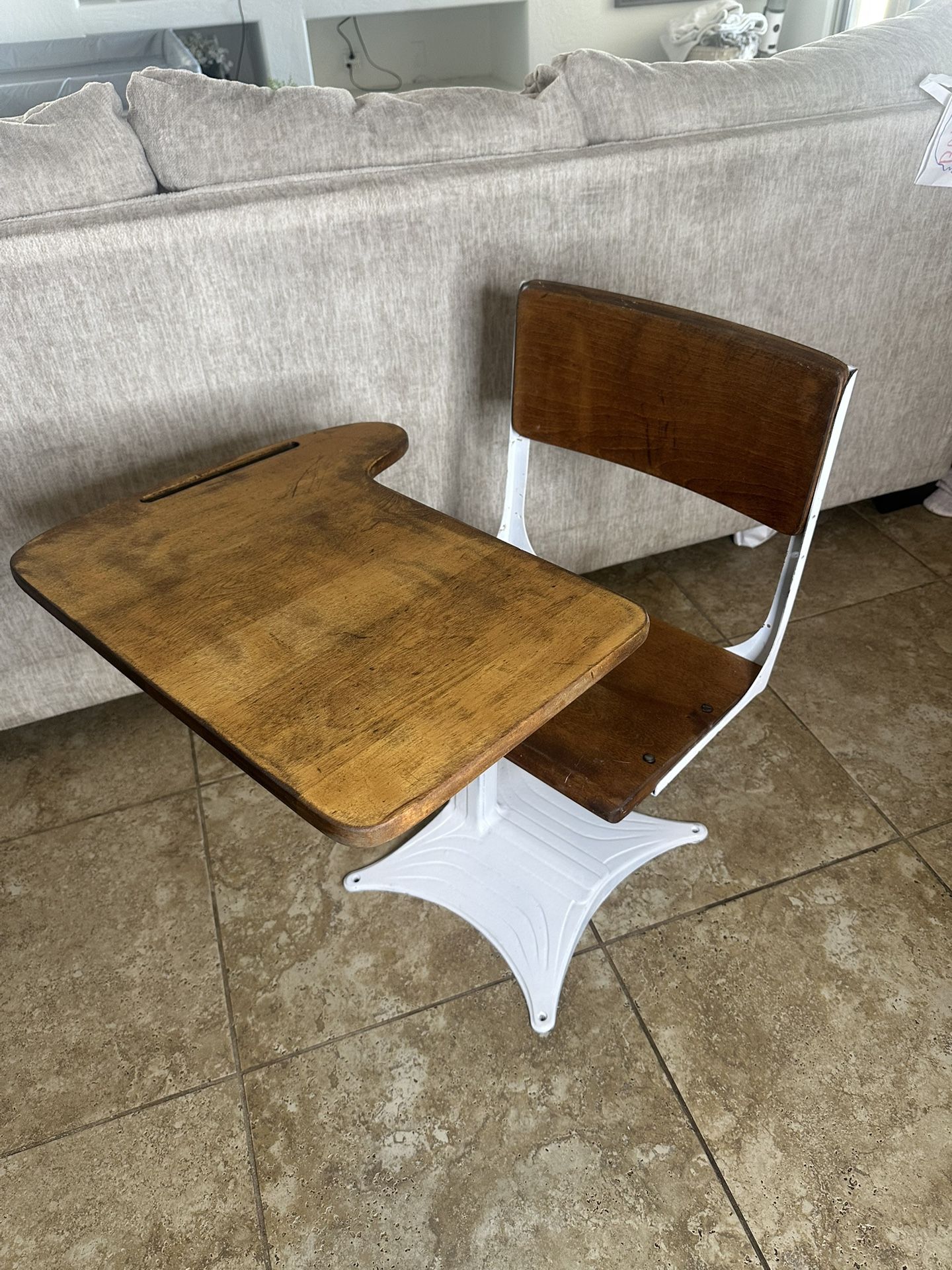 Antique Student Desk 