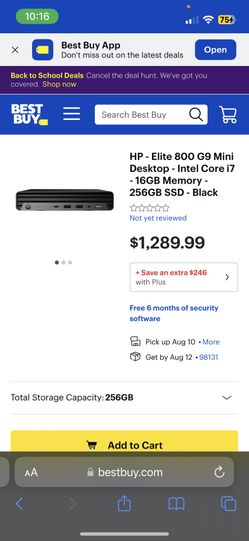 HP - Elite 800 G9 Mini Desktop