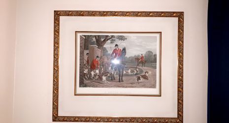 Two Watercolor Equestrian Prints