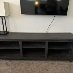 Modern Dark Wood TV Stand / Media Console