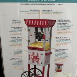 Popcorn Cart, Brand New, Never Used