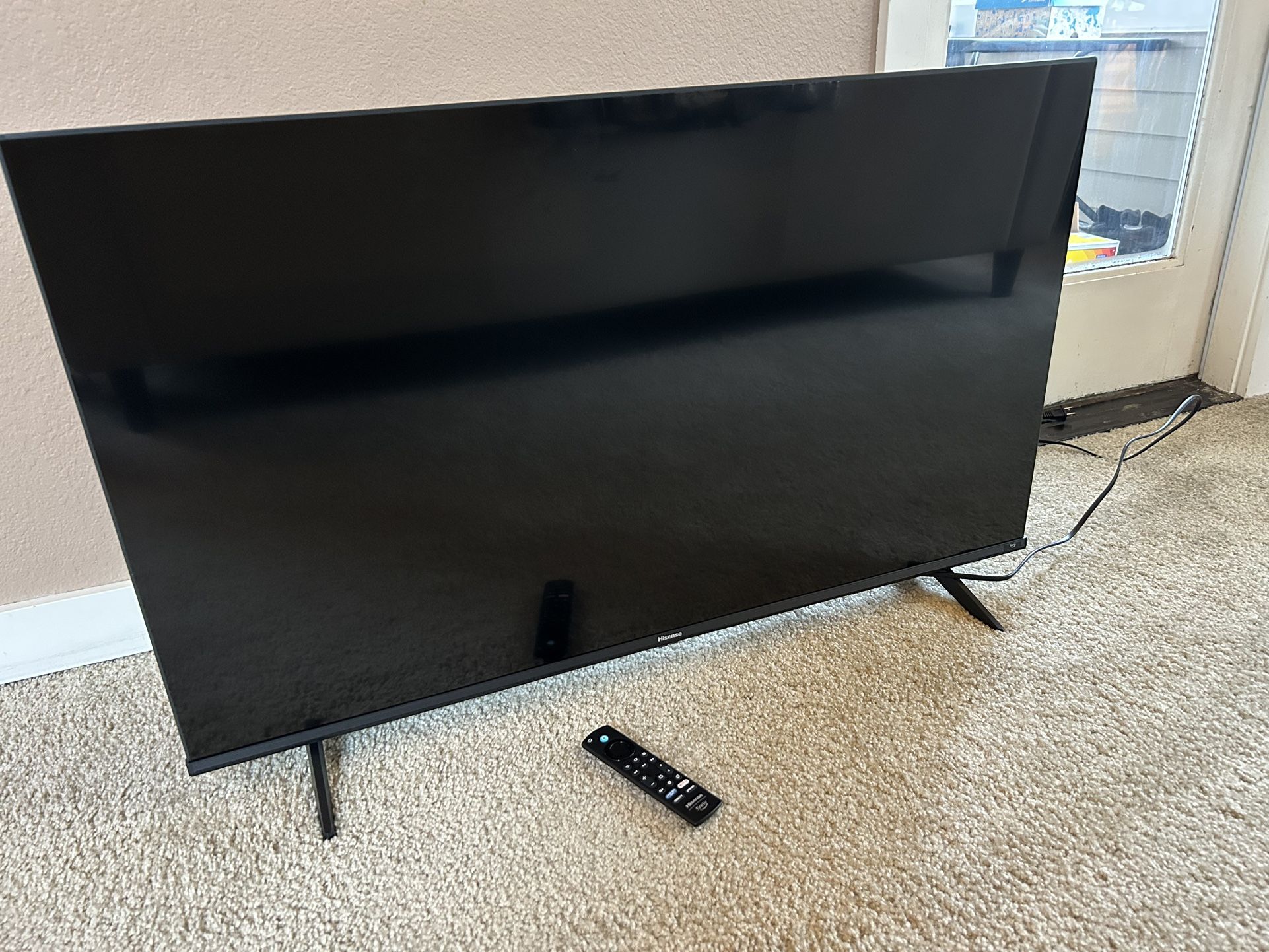 Like New 43” Hisense fire Tv