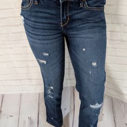Hollister Distressed Skinny Jeans Size 11S