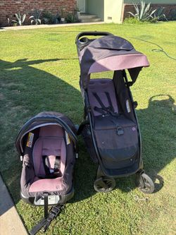 Stroller base and car seat