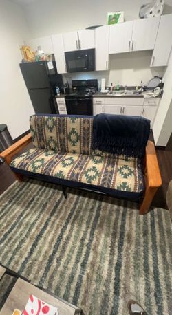 Vintage Patterned Futon/Couch