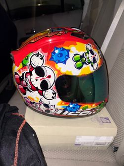 "Death from Above"  bike helmet size medium