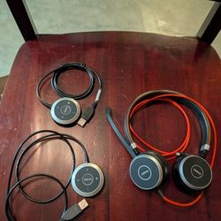 Black Jabra Evolve 40 - Professional Corded Headset 