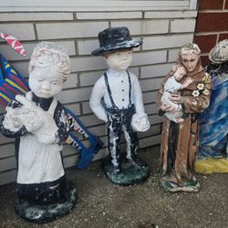 Concrete, Statues, Plants, Pots, Buddha, Porch Furniture,