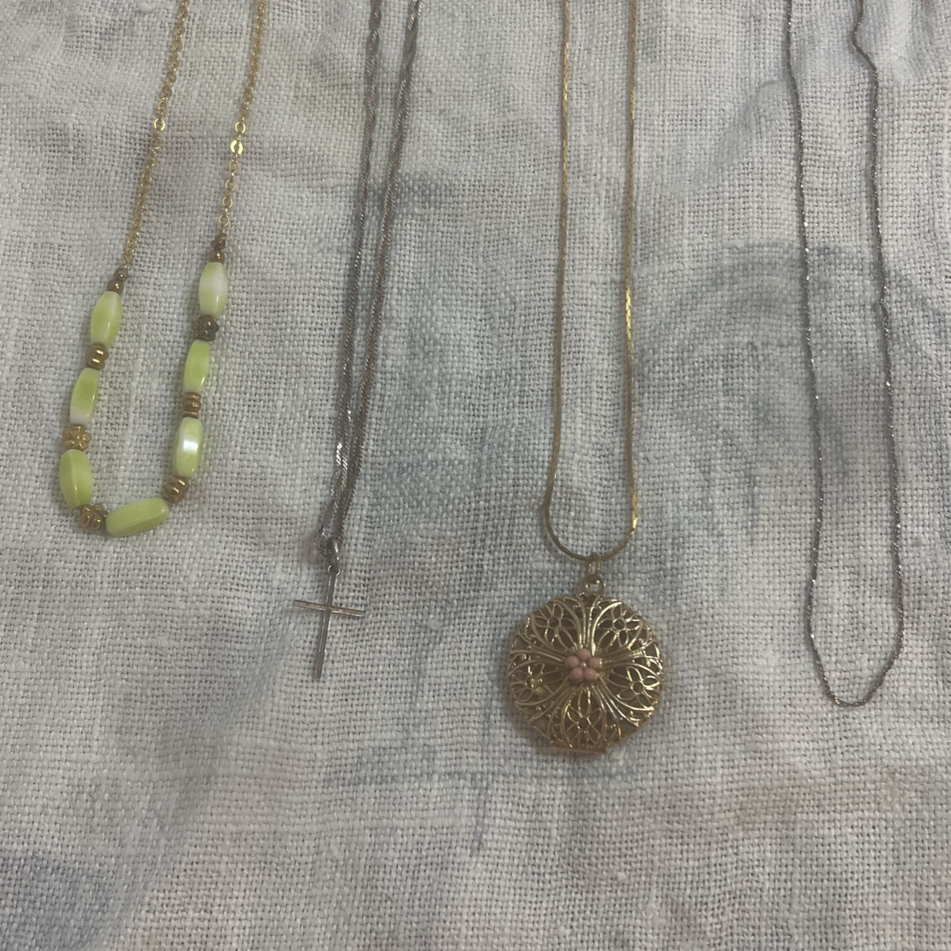 Vintage Locket And Necklaces