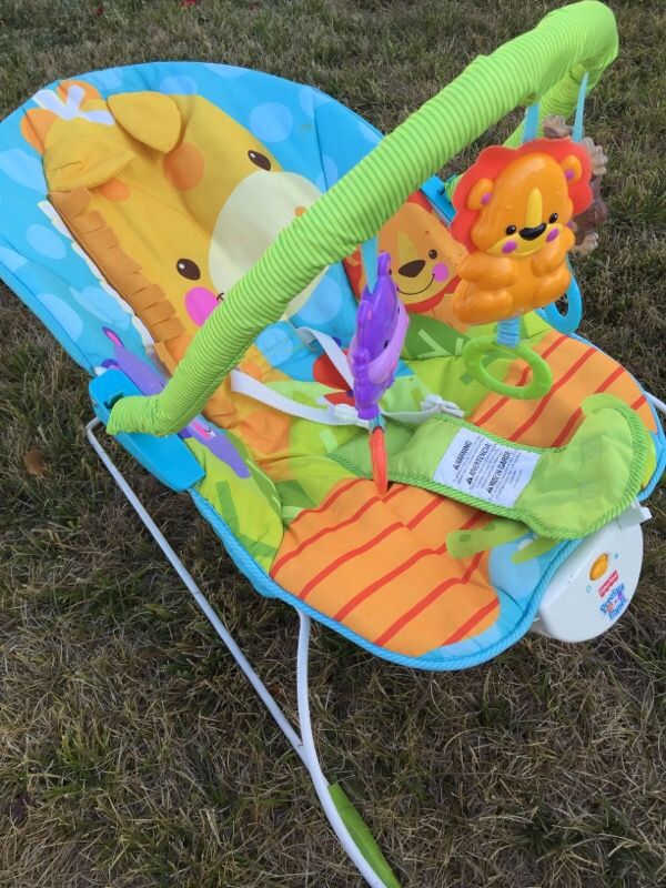 fisher price precious planet bouncer - happy giraffe
