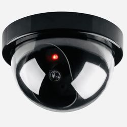 Fake Security Camera With Realistic LED Red Light. Just Enough To Scare Them Away.