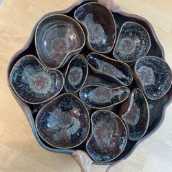 Interlocking Pottery Platter Great For Entertaining/Charcuterie