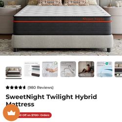 Sweet night Twilight Hybrid mattress
