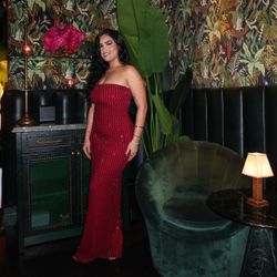 red maxi dress 