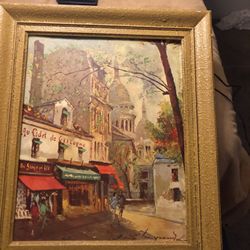 VINTAGE LITHOGRAPH PRINT AU CADET DE GASCOGNE PARIS FRANCE BY LENGRAND