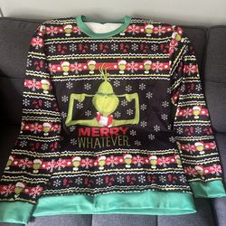 3XL Ugly Christmas Sweatshirt for Plus Size Christmas Sweater Unisex