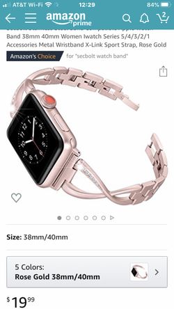 Rhinestone smart watch wristband