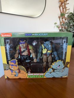 NECA TMNT Bebop and Rocksteady Action Figure 2-Pack