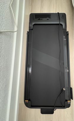 Black Walking Pad With Handle Bar & Remote
