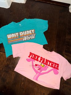 Size medium crop shirts