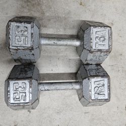 35lb Dumbells 