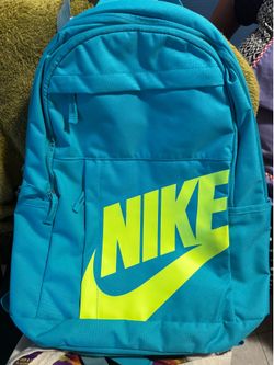 Nike neon logo backpack new