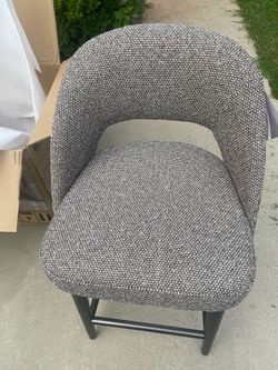 LILAH BROWN CH STOOL 2PK