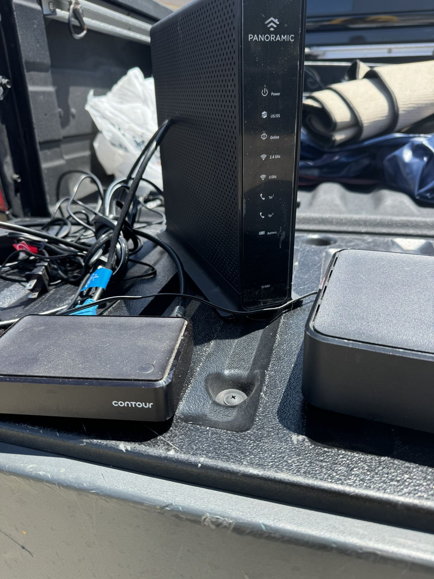 Cox Contour Cable Boxes and modem W/ remotes