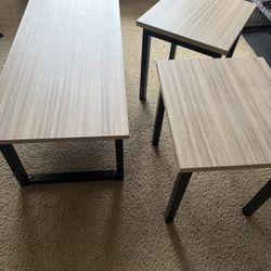 2 piece couch with coffee table