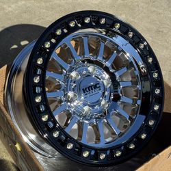 KMC IMS Triple Chrome Black Lip 17x8.5 -10 6x135 In Stock
