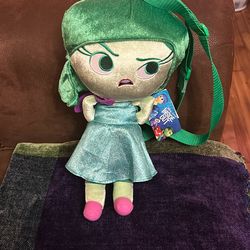 Disney Inside Out Disgust Plush Backpack