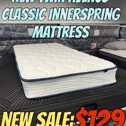 NEW TWIN AVENCO CLASSIC INNERSPRING MATTRESS 