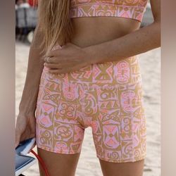 Billabong Div Summit 5 Wild Rose Bike Shorts Women's Size XL