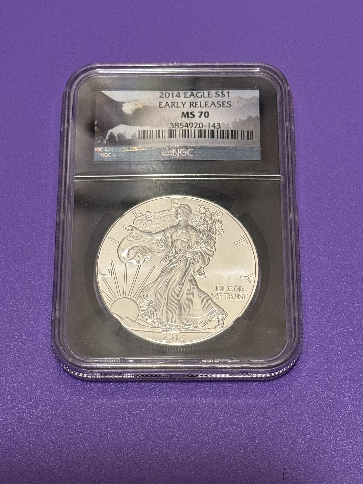 2014 Silver Eagle MS 70