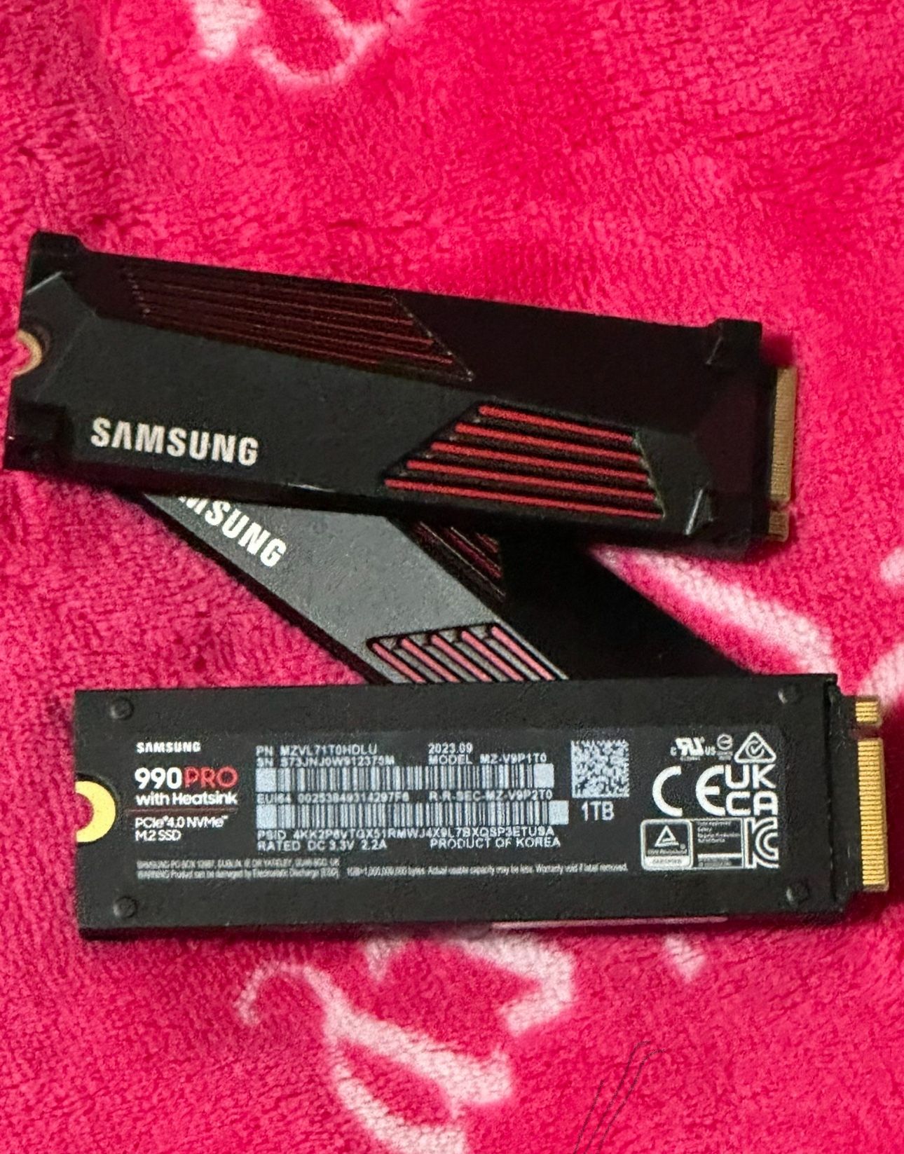 Samsung 1TB Memory W Heatsink