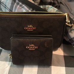 Coach Handbag And Wallet Set Small
