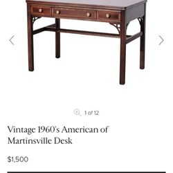 📣 Vintage American of Martinsville Desk 📣 Antique 